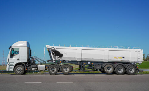 El Grillo - BVT32 3ET - Semirremolque batea de vuelco trasero de 32 m³ y 3 ejes en tándem