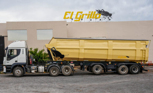El Grillo - BVT52 - Semirremolque batea 2+1 de vuelco trasero de 52 m³